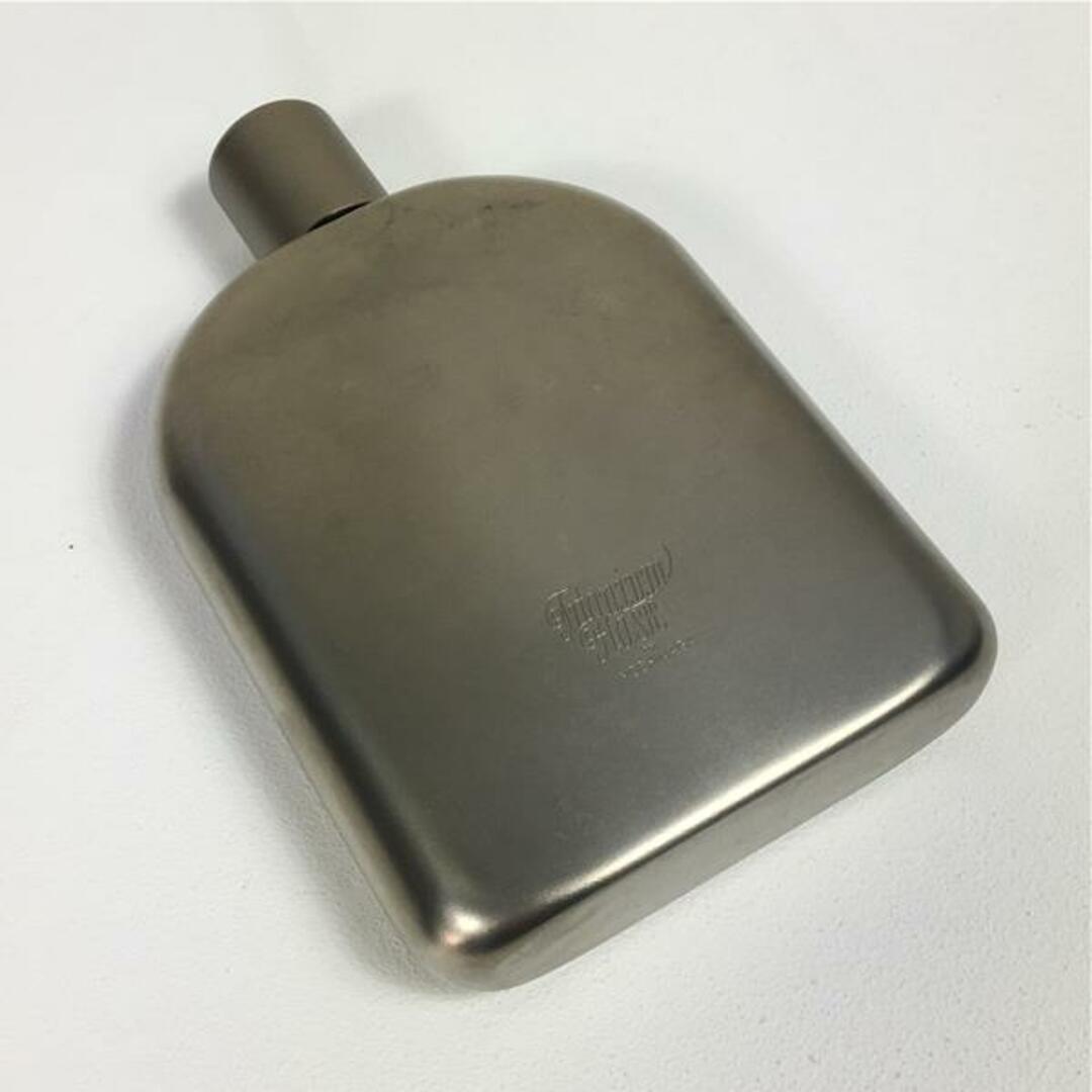 ヨシナガ Yoshinaga チタニウム フラスク Titanium Flask チタン スキットル フラスコ シルバー系 メンズのメンズ その他(その他)の商品写真