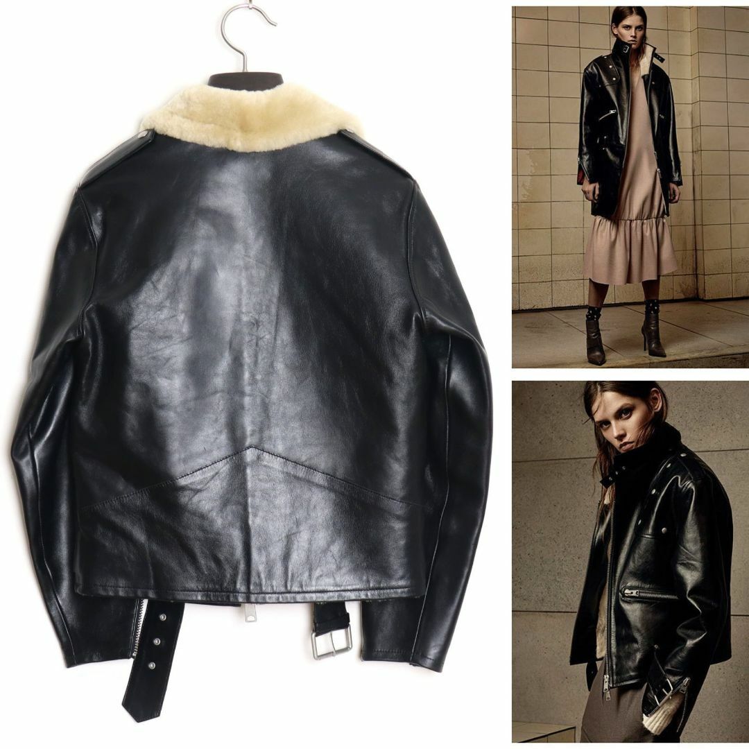 All Saints - ALLSAINTS 16AW ムートンレザーライダース UK2 All Saints - ALLSAINTS 16AW ムートンレザーライダース UK2