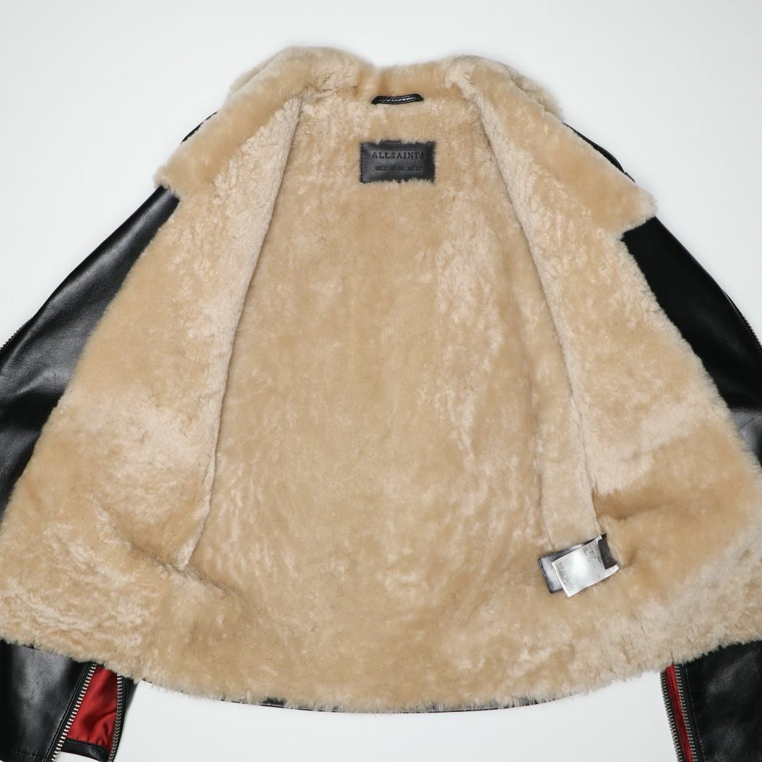 All Saints - ALLSAINTS 16AW ムートンレザーライダース UK2 All Saints - ALLSAINTS 16AW ムートンレザーライダース UK2