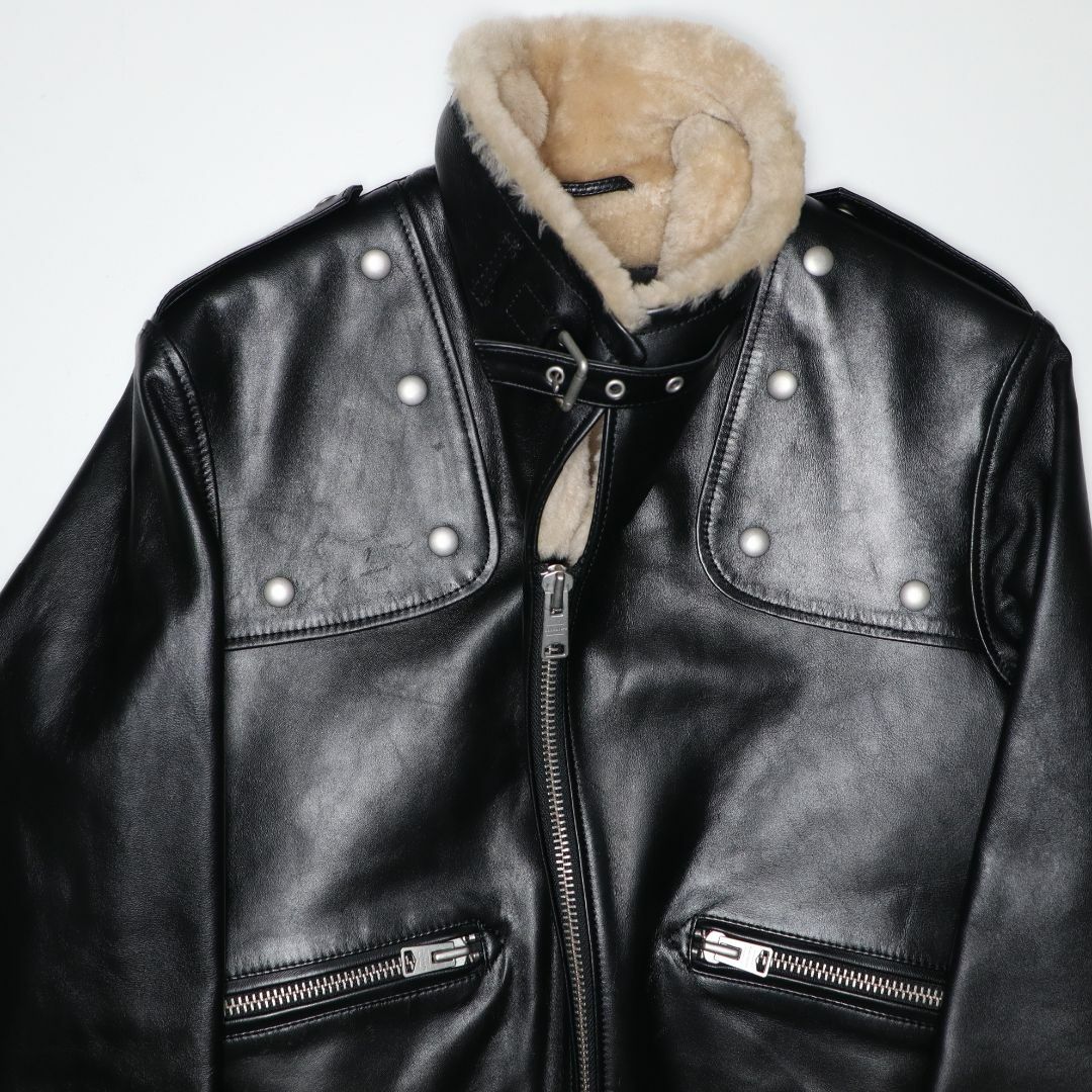 All Saints - ALLSAINTS 16AW ムートンレザーライダース UK2 All Saints - ALLSAINTS 16AW ムートンレザーライダース UK2