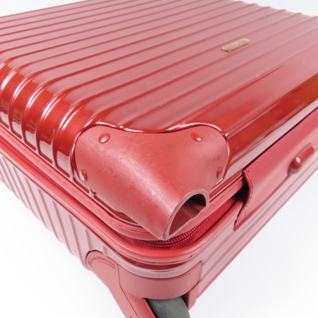 RIMOWA(リモワ)のRIMOWA リモワ サルサデラックス スーツケース 2輪 85340 キャリーバッグ/ポリカーボネート レッド ユニセックス【中古】 レディースのバッグ(スーツケース/キャリーバッグ)の商品写真