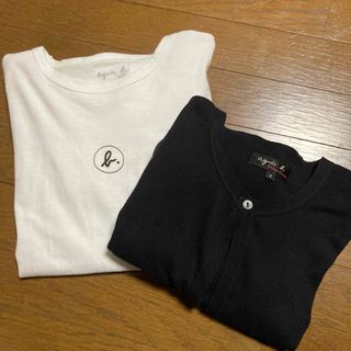 【スピード発送】アニエスベー★K317 TS ゼブラ刺繍TシャツagnesbFEMME