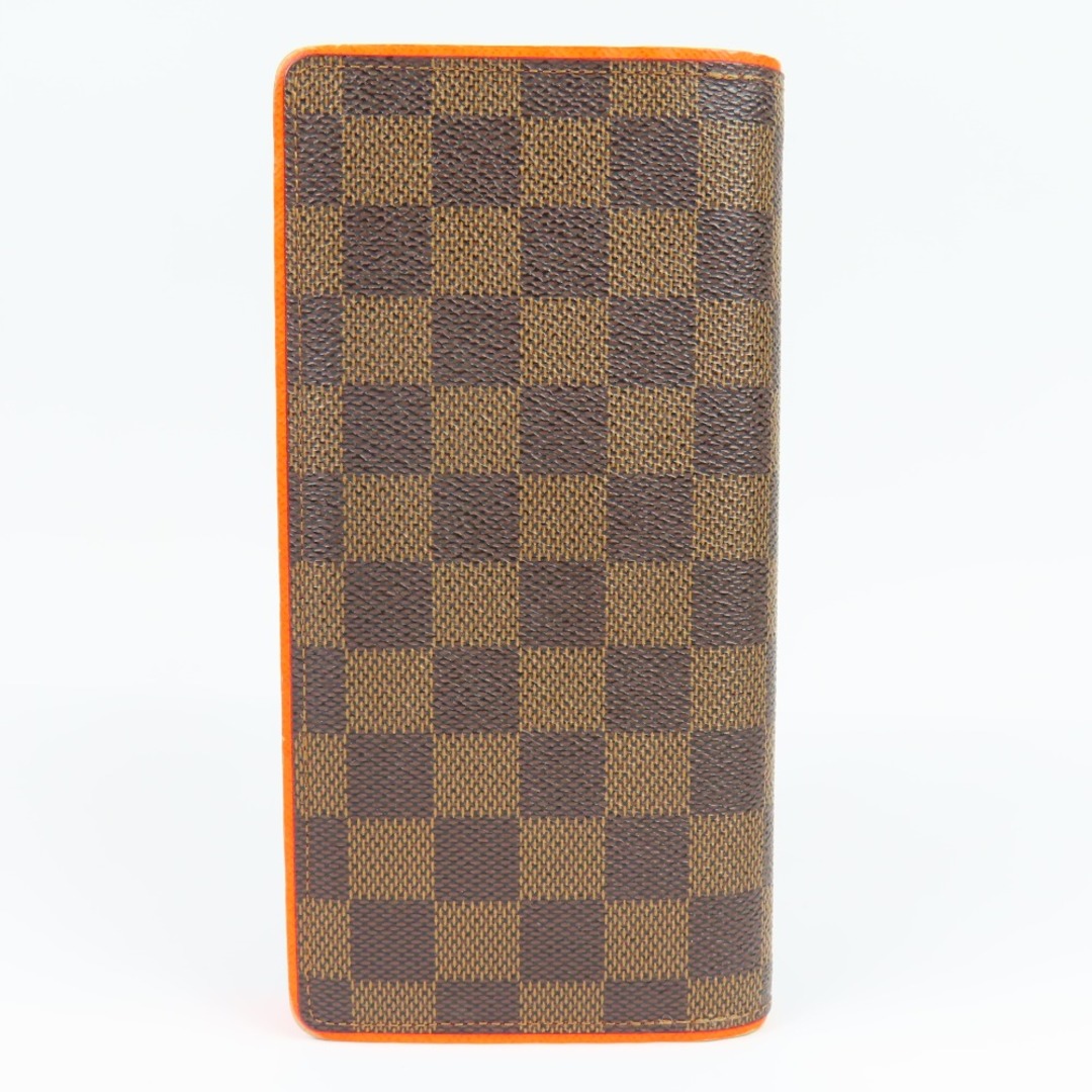 LOUIS VUITTON(ルイヴィトン)の綺麗 LOUIS VUITTON ルイヴィトン ブラザ ネオンカラー ダミエ 長財布 PVC エベヌ メンズ【中古】 メンズのファッション小物(長財布)の商品写真