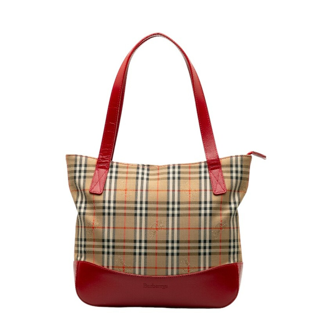 BURBERRY(バーバリー)のバーバリー ノバチェック シャドーホース トートバッグ レザー レディース BURBERRY 【228-37377】 レディースのバッグ(トートバッグ)の商品写真