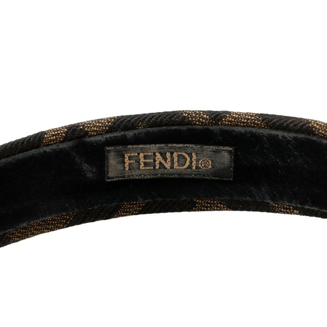 FENDI(フェンディ)のフェンディ ズッカ ヘアアクセサリー カチューシャ キャンバス レディース FENDI 【228-37387】 レディースのヘアアクセサリー(その他)の商品写真