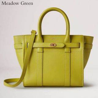 マルベリー(Mulberry)のmulberry mini zipped bayswater メドウグリーン(ハンドバッグ)