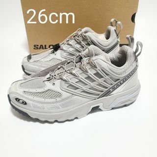 サロモン(SALOMON)の【新品】SALOMON ACS PRO スニーカー 26.0 シルバー(スニーカー)