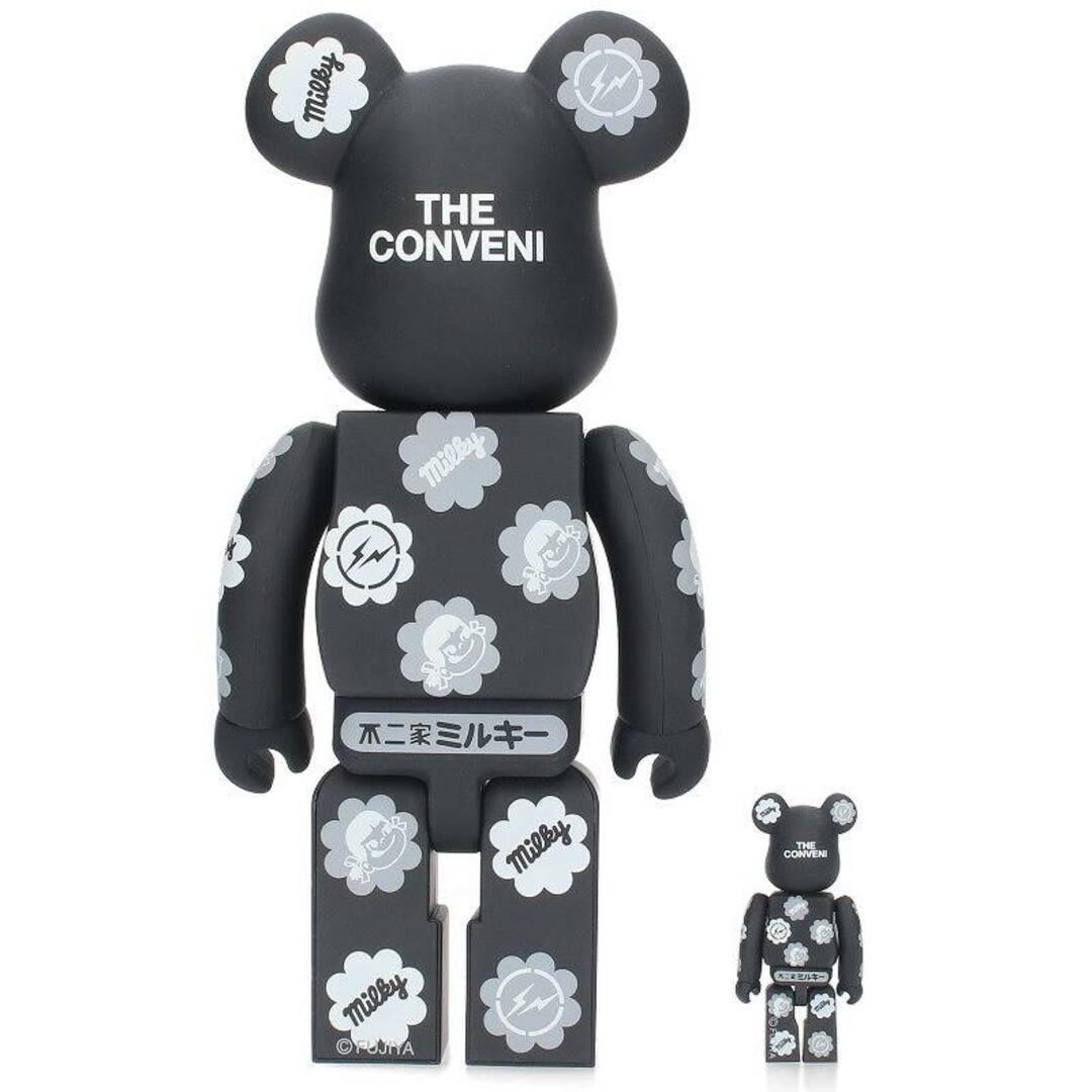 BE@RBRICK(ベアブリック)のベアブリック  BE@RBRICK × THE CONVENI MILKY 100%&400% 不二家のミルキーペコちゃんフィギュア メンズ 100% 400% ハンドメイドのおもちゃ(フィギュア)の商品写真