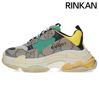 バレンシアガ(Balenciaga)のバレンシアガ ×グッチ GUCCI  TRIPLE S TRAINERS トリプルエスレースアップスニーカー メンズ 41(スニーカー)