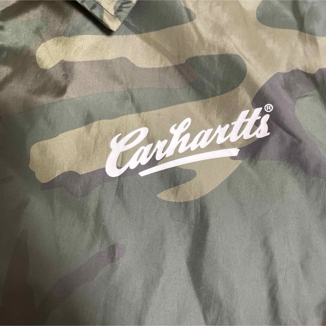 carhartt(カーハート)のcarHeart カーハート　コーチジャケット　迷彩　ミリタリー　裏起毛　L メンズのジャケット/アウター(ナイロンジャケット)の商品写真