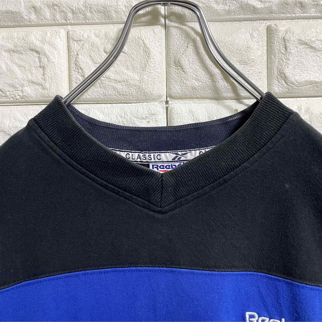 Reebok(リーボック)のリーボック　半袖Tシャツ　刺繍ロゴ　メンズLサイズ メンズのトップス(Tシャツ/カットソー(半袖/袖なし))の商品写真