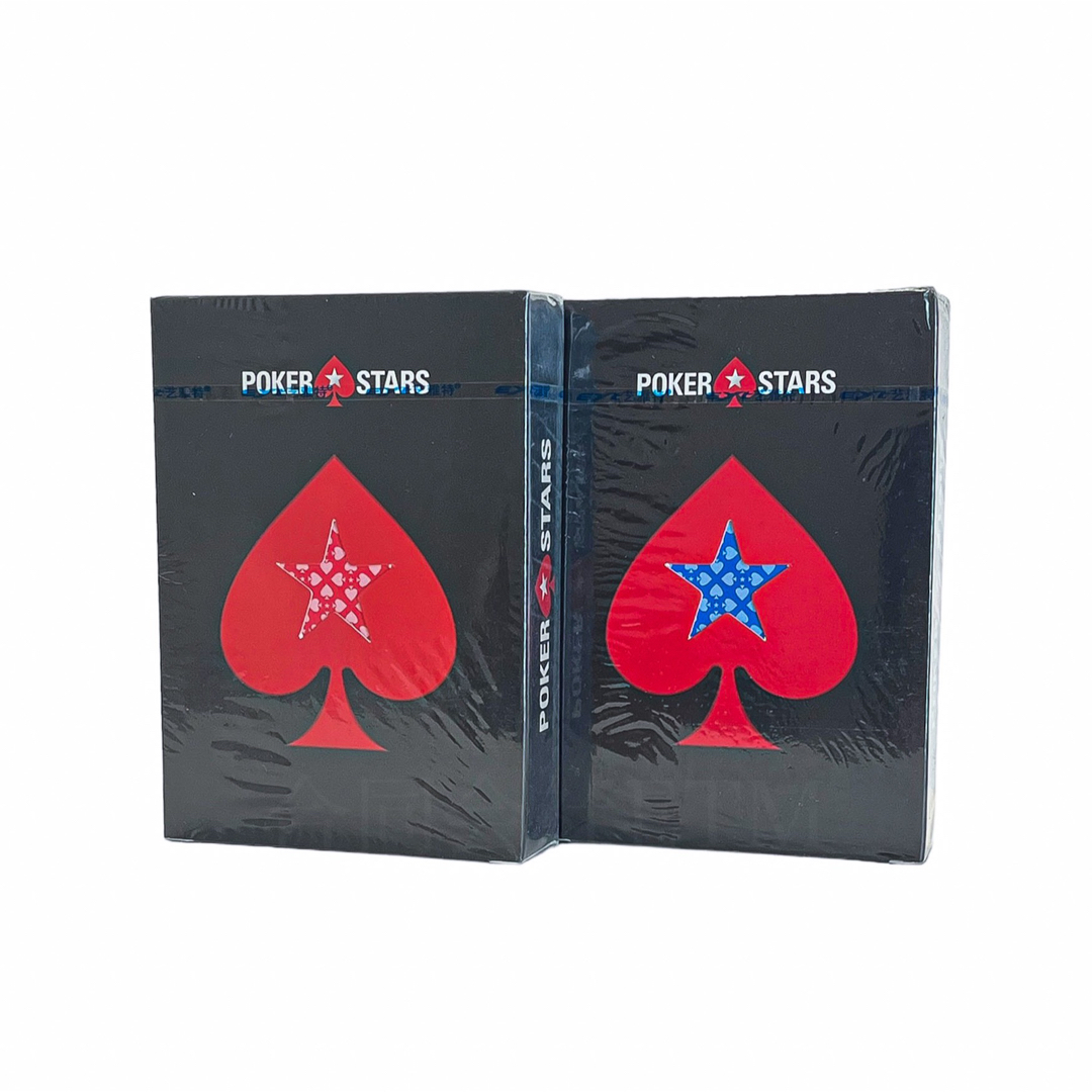 新品未開封 Poker Stars トランプ　赤・青セット エンタメ/ホビーのテーブルゲーム/ホビー(トランプ/UNO)の商品写真