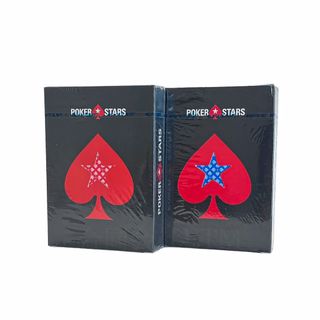 新品未開封 Poker Stars トランプ　赤・青セット(トランプ/UNO)