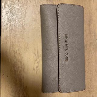 ✨未使用✨ MICHAEL KORS MKウィメンズ 本革長財布 グレー系