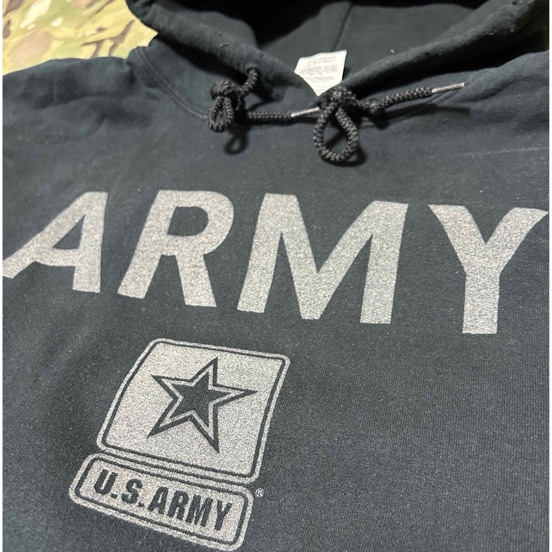 MILITARY(ミリタリー)のUS ARMY SWEAT PARKER 中田商店購入 Lサイズ　美品 メンズのトップス(パーカー)の商品写真