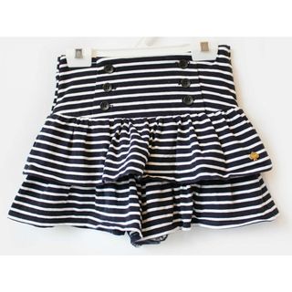 ケイトスペードニューヨーク(kate spade new york)の【春物 新入荷!】[ケイトスペードニューヨーク/kate spade new york kids]110cm キュロットスカート/キュロットパンツ/ショートパンツ 濃紺×白 '21年製【中古】子供服 キッズ kids 女の子 春夏 bottoms 402042(その他)