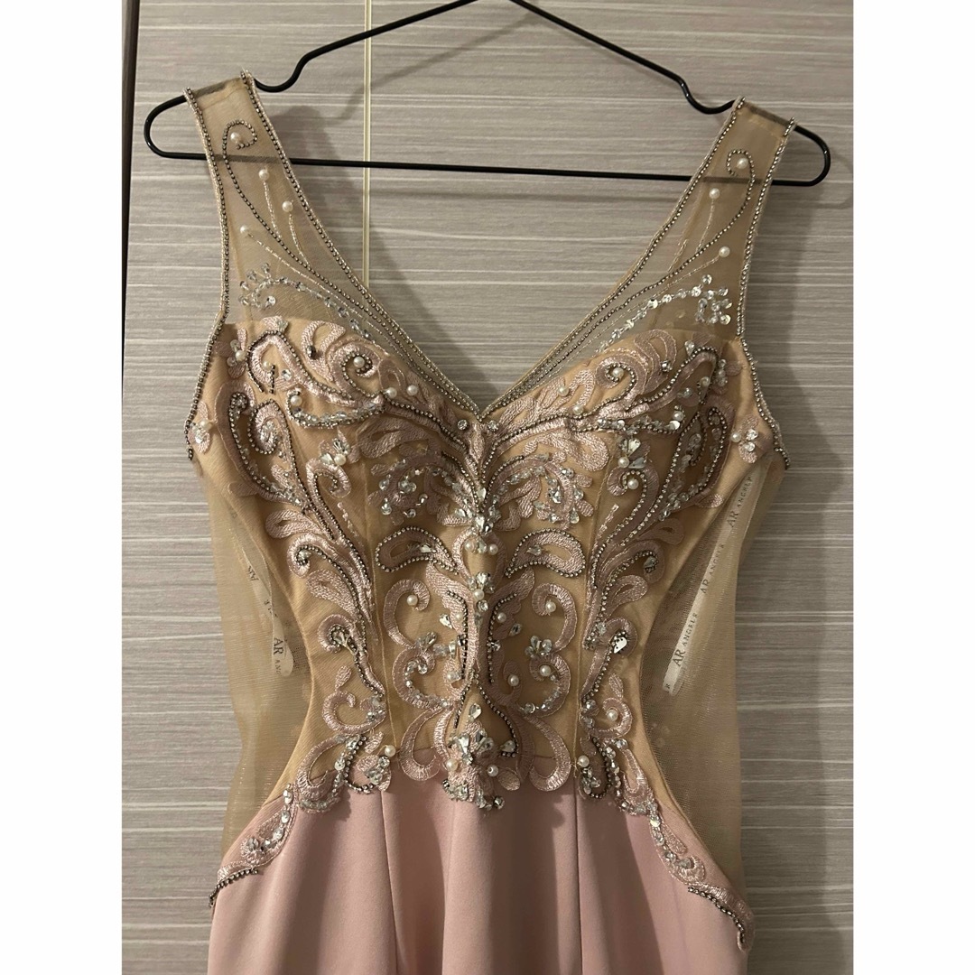 AngelR(エンジェルアール)のAngelR ビジューミニドレス　ピンク レディースのフォーマル/ドレス(ミニドレス)の商品写真