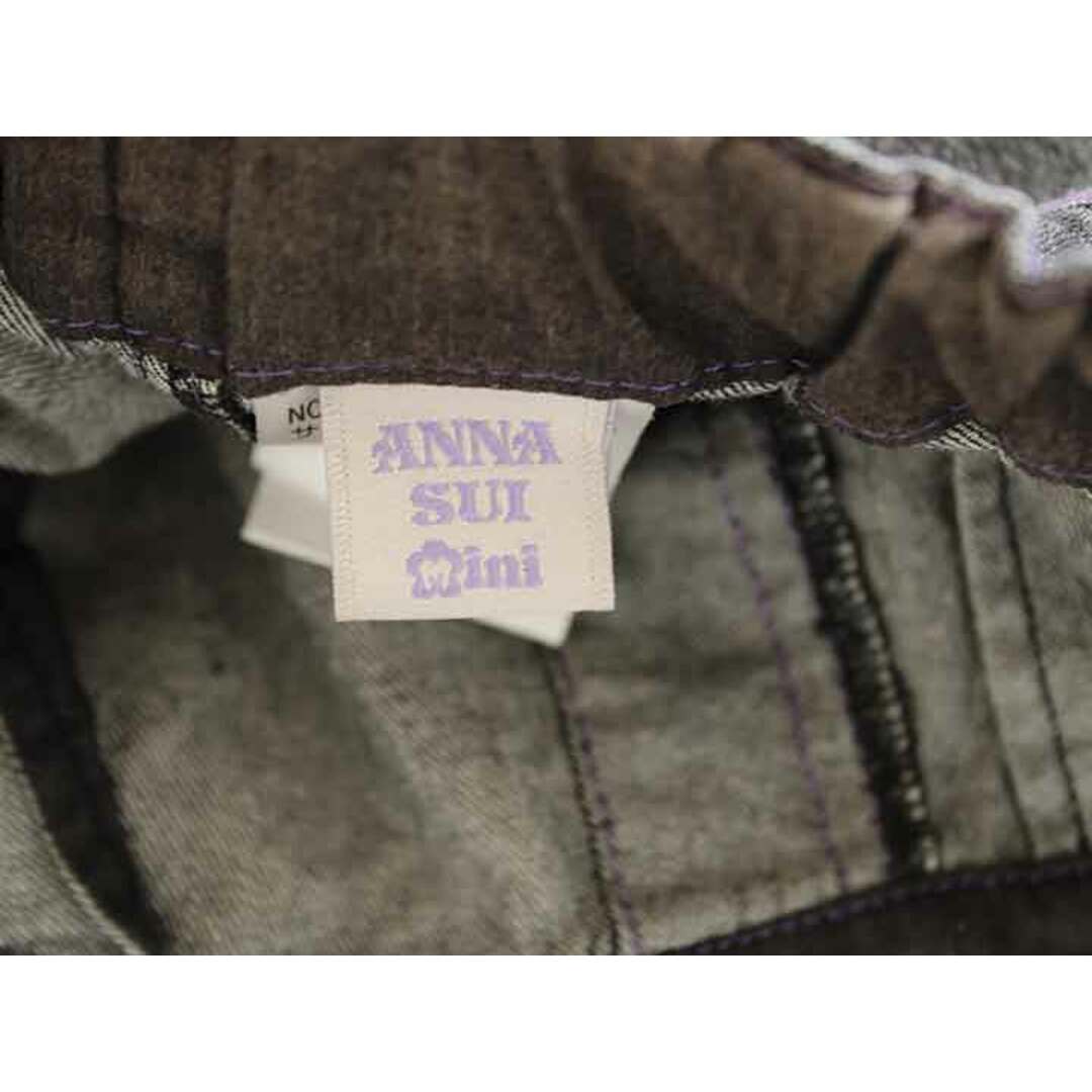 ANNA SUI(アナスイ)の【春物 新入荷!】†アナスイミニ/ANNA SUI mini†130cm キュロットスカート/キュロットパンツ 黒【中古】子供服 キッズ kids 女の子 春秋冬 bottoms 402042 キッズ/ベビー/マタニティのキッズ服女の子用(90cm~)(その他)の商品写真