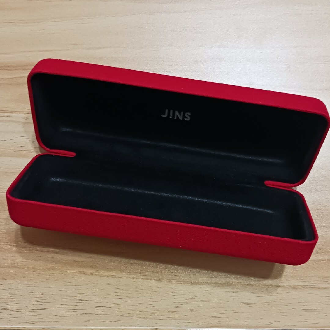 JINS(ジンズ)のメガネケース　JINS　赤 その他のその他(その他)の商品写真