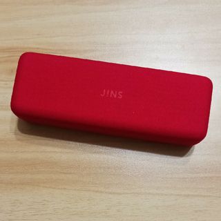 ジンズ(JINS)のメガネケース　JINS　赤(その他)