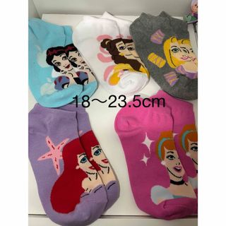 ディズニー(Disney)のコストコ　ディズニー　プリセス　socks 靴下　日常　学校　かわいい　カラフル(靴下/タイツ)