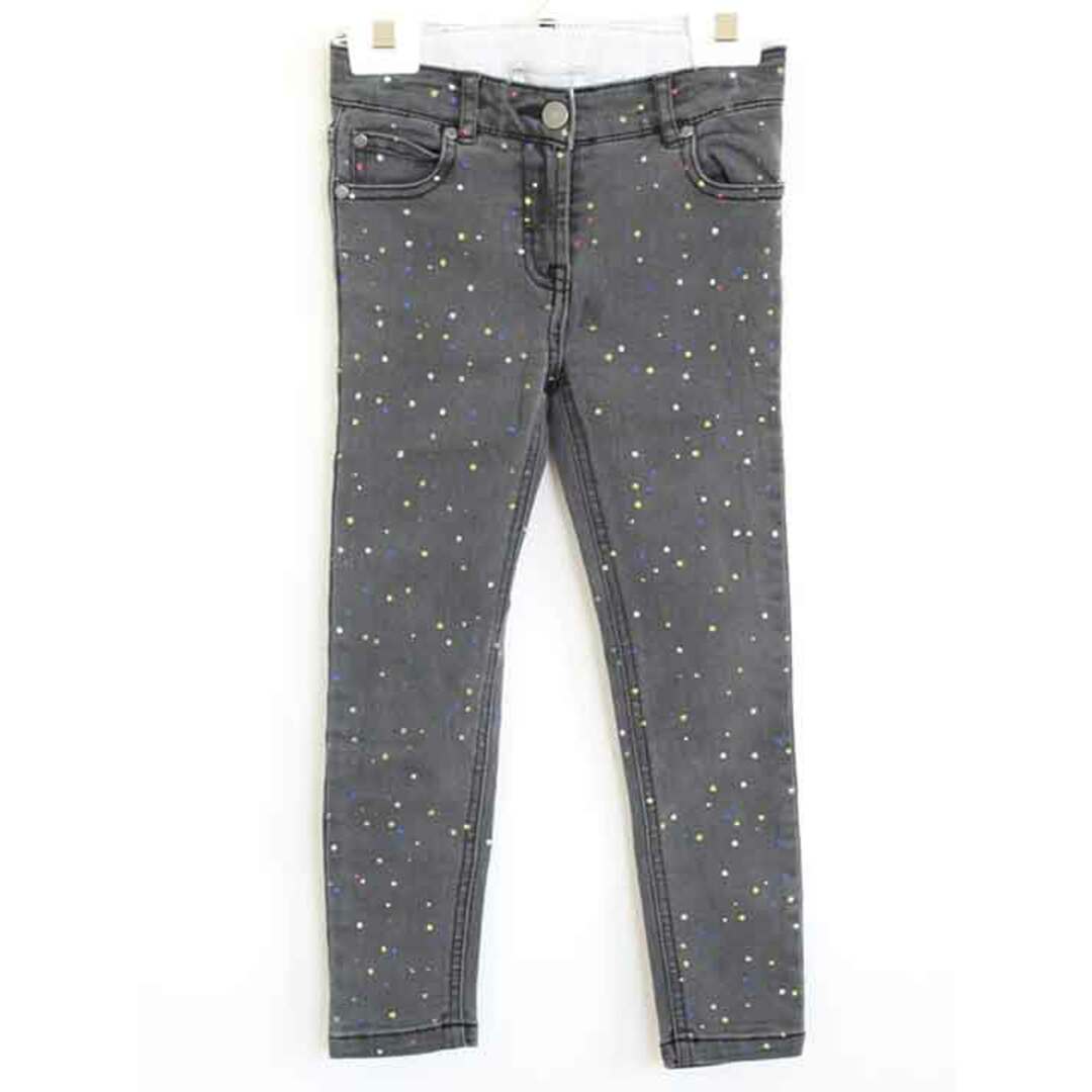 Stella McCartney(ステラマッカートニー)の【春物 新入荷!】†ステラ マッカートニーキッズ/Stella McCartney kids†115cm(6Y) ジーンズ/デニム/ロングパンツ/長ズボン 黒【中古】子供服 キッズ kids 女の子 春秋冬 bottoms 402042 キッズ/ベビー/マタニティのキッズ服女の子用(90cm~)(パンツ/スパッツ)の商品写真