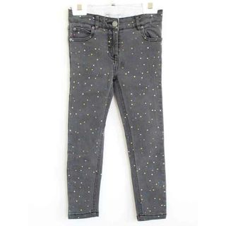 ステラマッカートニー(Stella McCartney)の【春物 新入荷!】†ステラ マッカートニーキッズ/Stella McCartney kids†115cm(6Y) ジーンズ/デニム/ロングパンツ/長ズボン 黒【中古】子供服 キッズ kids 女の子 春秋冬 bottoms 402042(パンツ/スパッツ)