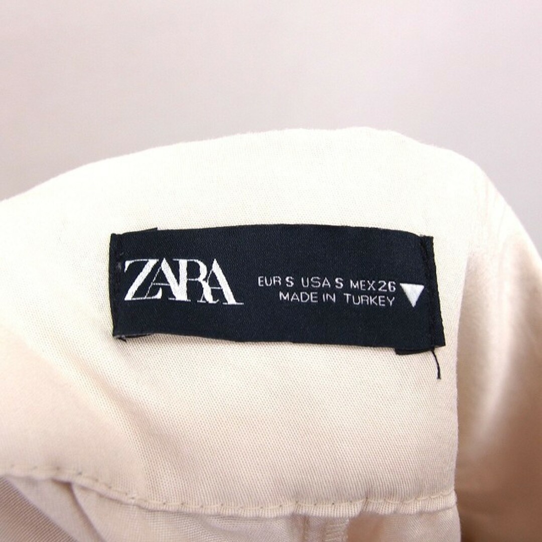 ZARA(ザラ)のザラ ZARA ワイド パンツ ストレート センタープレス シンプル S レディースのパンツ(その他)の商品写真