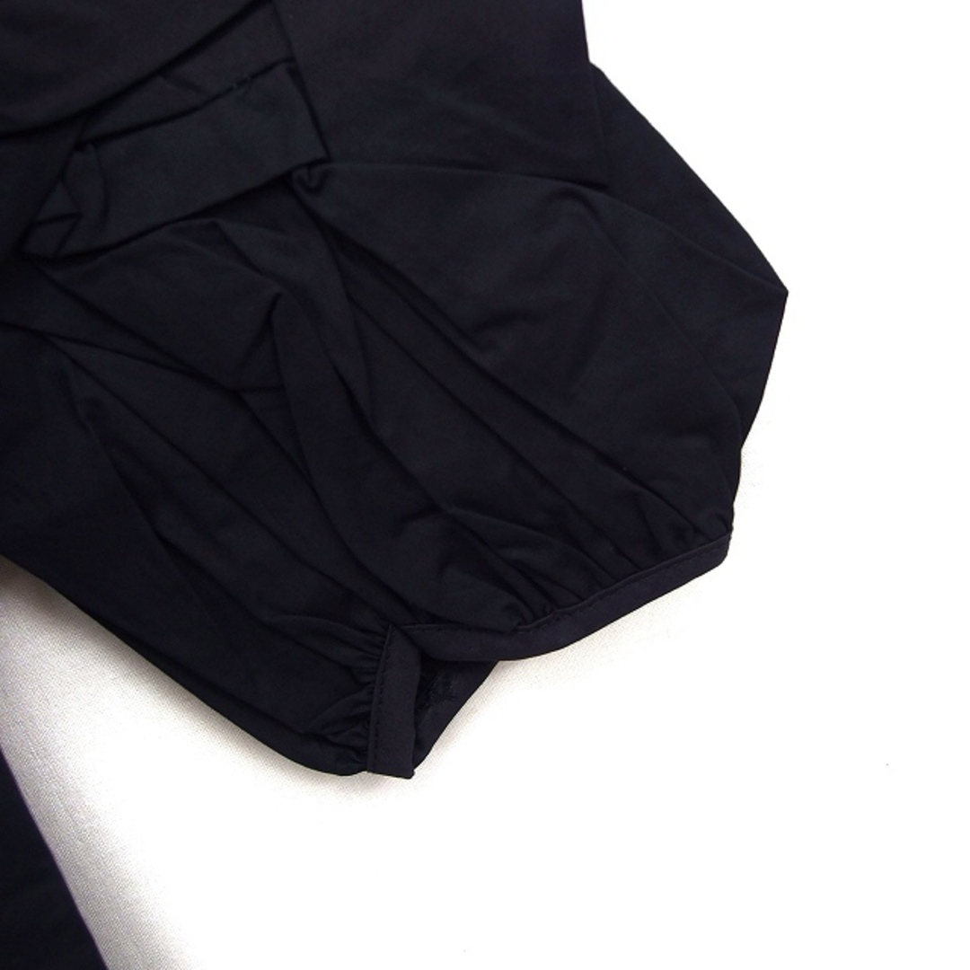 GRL(グレイル)のグレイル カットソー ラグランスリーブ クロップド ギャザー 七分袖 M 黒 レディースのトップス(その他)の商品写真