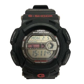 ジーショック(G-SHOCK)のカシオジーショック 腕時計 ガルフマン G-9100 デジタル ブラック ※TP(腕時計(アナログ))