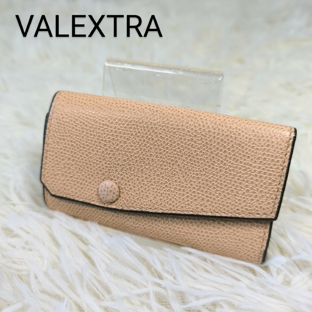 Valextra(ヴァレクストラ)の【美品】VALEXTRA ヴァレクストラ キーケース 6連 ピンク レディースのファッション小物(キーケース)の商品写真