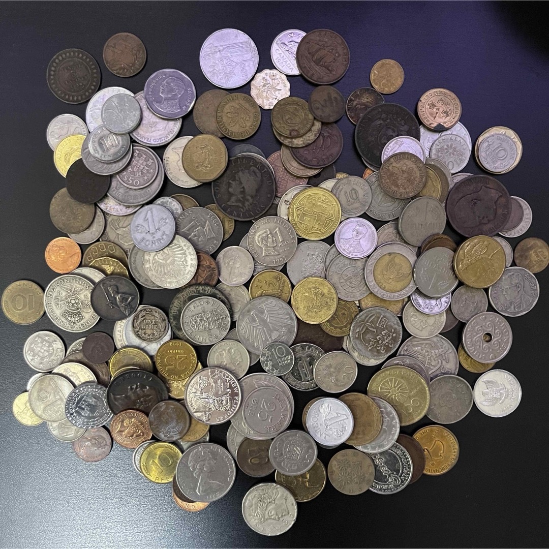 外国銭　外国コイン　古銭　約870g エンタメ/ホビーの美術品/アンティーク(貨幣)の商品写真