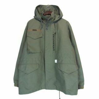 WTAPS ダブルタップス ジャケット 21AW 212WVDT-JKM05 JACKET NYCO WEATHER ウェザー ナイロン マウンテン パーカ ジャケット ブラック系 2