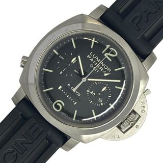 パネライ(PANERAI)の　パネライ PANERAI ルミノール1950 8デイズ モノプルサンテGMT PAM00275 SS 手巻き メンズ 腕時計(その他)