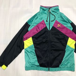 プーマ(PUMA)の【EU古着】PUMA equipe プーマ 90sトラックジャケット 2XL相当(その他)