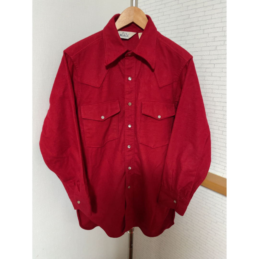 WOOLRICH(ウールリッチ)の70s『WOOLRICH』ウールリッチ　ウエスタンシャツ　ネルシャツ　USA製 メンズのトップス(シャツ)の商品写真