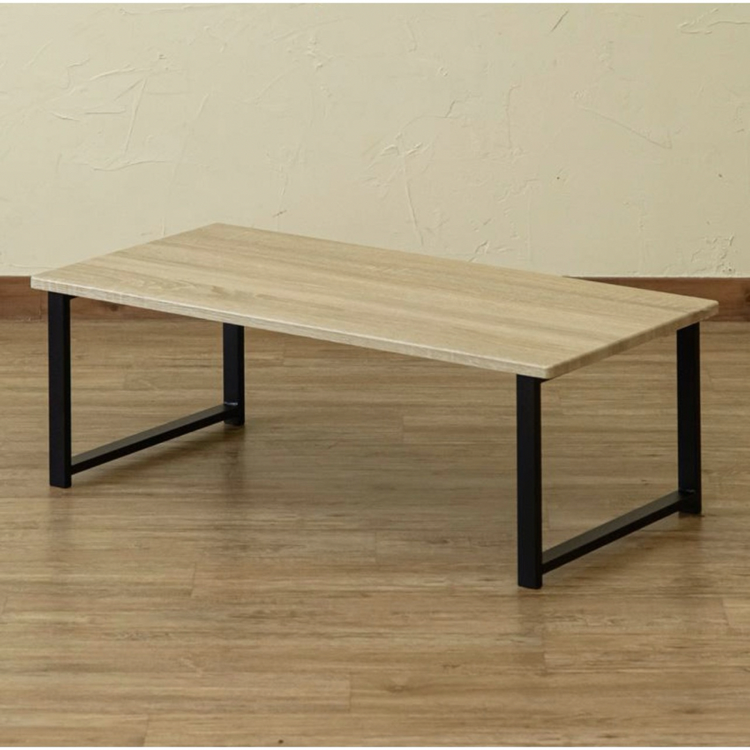 【送料無料】センターテーブル Lingle 90×45 ブラウン ナチュラル インテリア/住まい/日用品の机/テーブル(ローテーブル)の商品写真