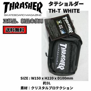 スラッシャー(THRASHER)のショルダーバッグ　サコッシュ　THRASHER TH-T 3L WHITE(ショルダーバッグ)