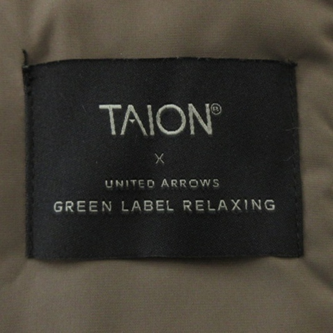 UNITED ARROWS green label relaxing(ユナイテッドアローズグリーンレーベルリラクシング)のグリーンレーベルリラクシング  × TAION ダウン ボア マフラー モカ レディースのファッション小物(マフラー/ショール)の商品写真