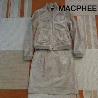 マカフィー(MACPHEE)のMACPHEEママワンピース　ジャケット　スカート上下セットアップ(スーツ)