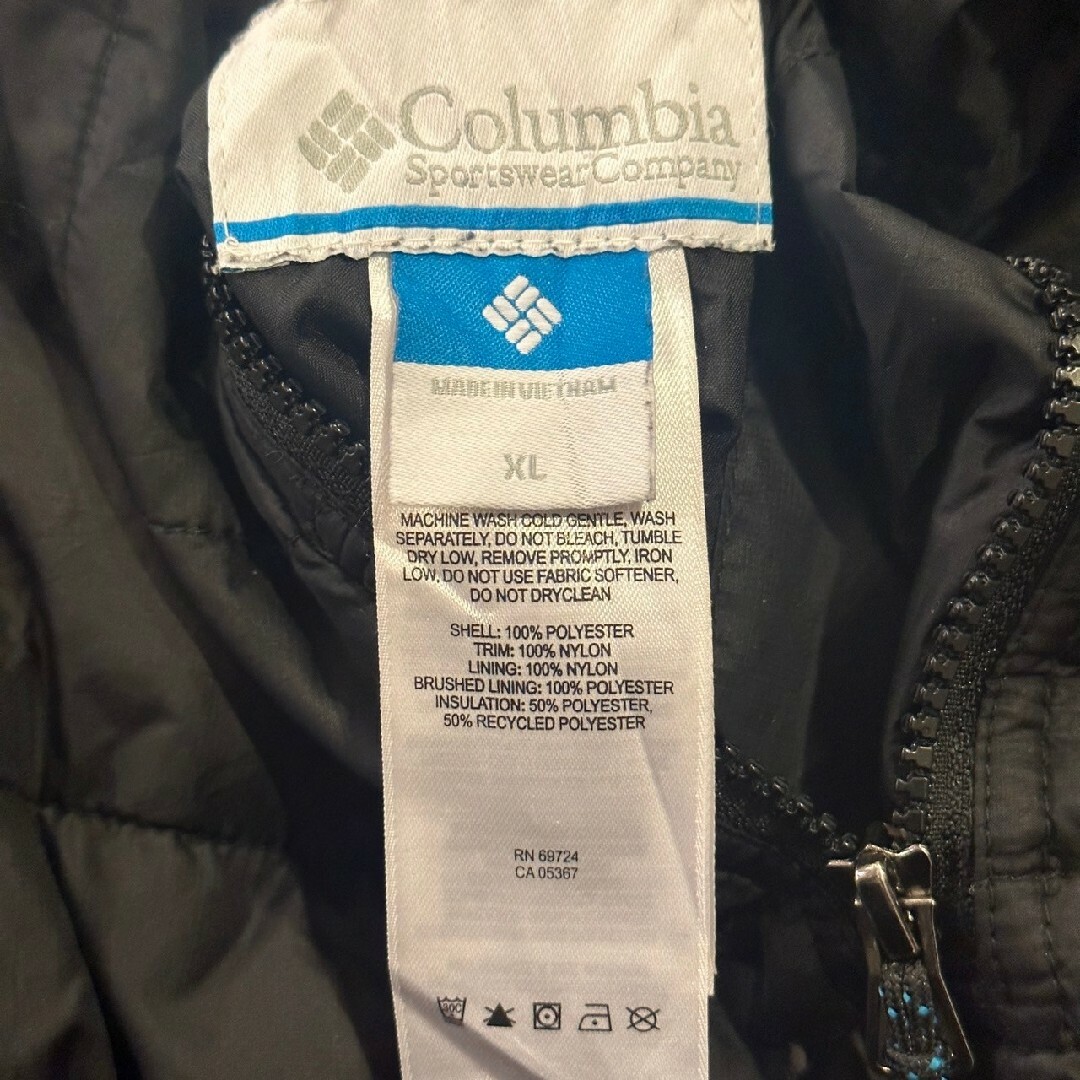 Columbia(コロンビア)のコロンビア　Columbia　リバーシブル　ジャケット　チェック柄　黒 メンズのジャケット/アウター(ブルゾン)の商品写真