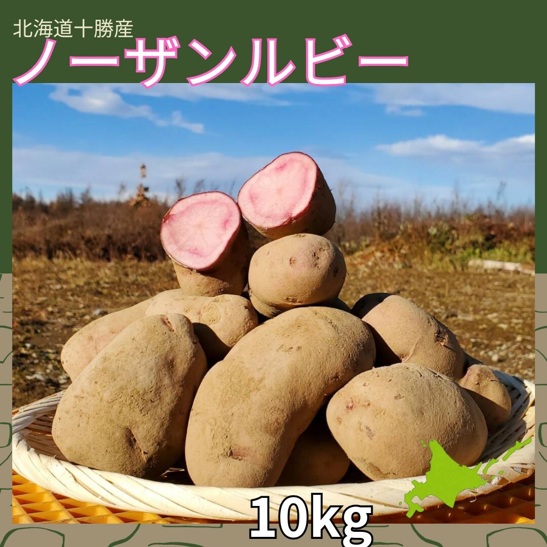 【10kg】北海道産　じゃがいも　ノーザンルビー 食品/飲料/酒の食品(野菜)の商品写真