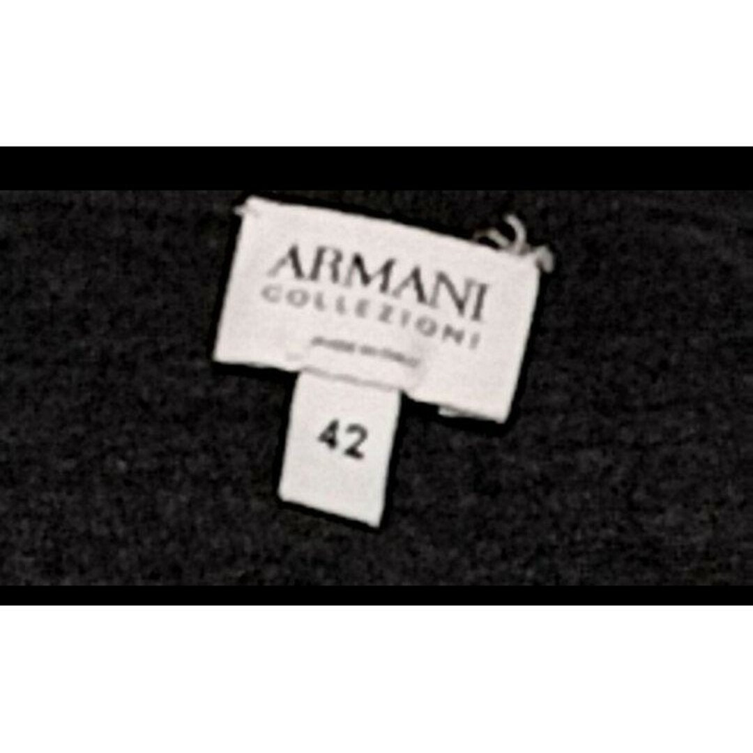 ARMANI COLLEZIONI(アルマーニ コレツィオーニ)の美品♥アルマーニコレツォーニ♥ワンピース♥ツイード♥半袖♥切替♥グレー♥ブラック レディースのワンピース(ロングワンピース/マキシワンピース)の商品写真