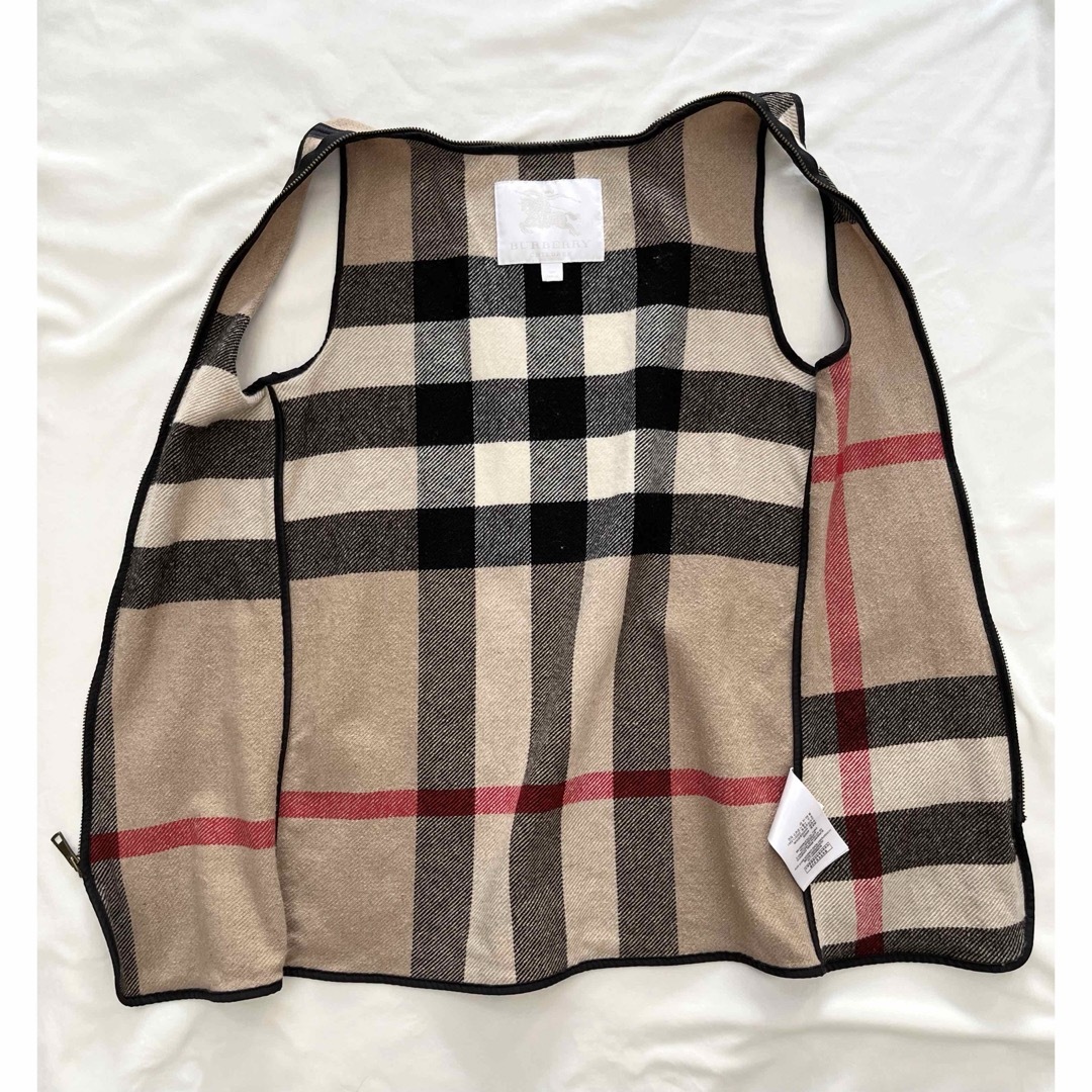 BURBERRY(バーバリー)の良品☆バーバリーチルドレン ナイロンジャケット ノバチェック ライナー 140 キッズ/ベビー/マタニティのキッズ服男の子用(90cm~)(コート)の商品写真