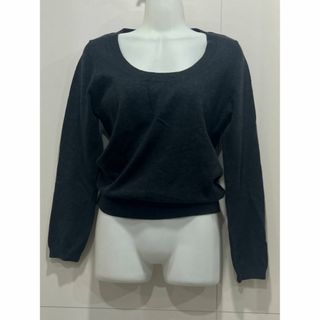 ザラ(ZARA)のZARA ニット　グレー　長袖　レディース(ニット/セーター)