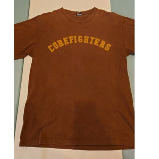 コアファイター(corefighter)の2000年代レア　初期コアファイター　長袖Ｌ　ＵＳＡ製　刺繍ロゴ　スケーター(Tシャツ/カットソー(七分/長袖))