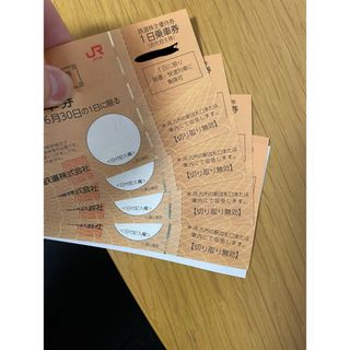 ジェイアール(JR)のJR九州　株主優待　4枚(鉄道乗車券)