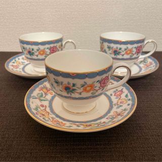 ウェッジウッド(WEDGWOOD)のウェッジウッド　ハンティングドン　リー　カップ&ソーサー(グラス/カップ)