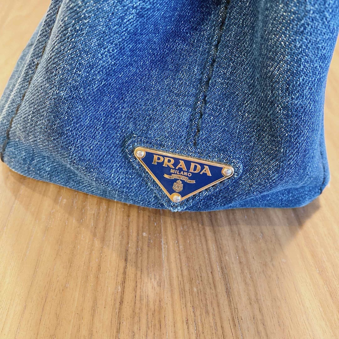 PRADA(プラダ)の♥️セール♥️プラダ カナパ トートバッグ デニム レディースのバッグ(トートバッグ)の商品写真
