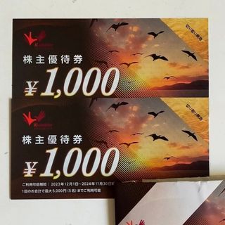 10000円分 (500円券×20枚) カワチ薬品 株主優待券の通販 by アイス